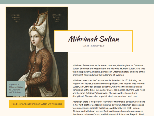 screenshot of the tribute page